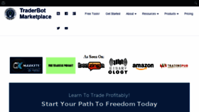 What Traderbotmarketplace.com website looked like in 2017 (6 years ago)