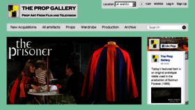 What Thepropgallery.com website looked like in 2017 (6 years ago)