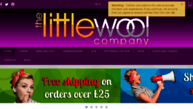 What Thelittlewoolcompany.com website looked like in 2017 (6 years ago)