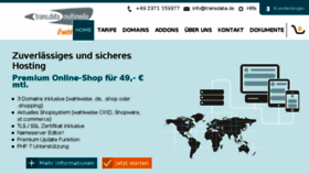 What Transdata-multimedia.de website looked like in 2017 (7 years ago)
