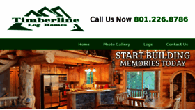 What Timberlineloghomes.net website looked like in 2017 (7 years ago)