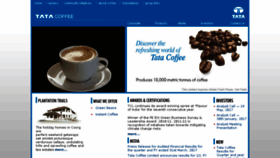 What Tatacoffee.com website looked like in 2017 (6 years ago)