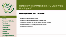 What Tc-greding.de website looked like in 2017 (6 years ago)
