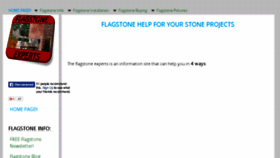 What The-flagstone-experts.com website looked like in 2017 (6 years ago)