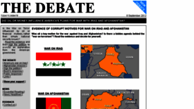 What Thedebate.org website looked like in 2017 (6 years ago)
