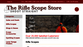 What Theriflescopestore.com website looked like in 2017 (6 years ago)