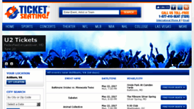 What Ticketseating.com website looked like in 2017 (6 years ago)
