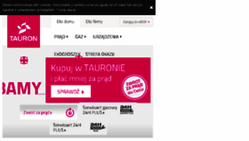 What Tauron24.pl website looked like in 2017 (6 years ago)