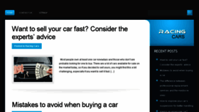 What Topracingcars.com website looked like in 2017 (7 years ago)