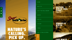What Trailseries.co.za website looked like in 2017 (6 years ago)