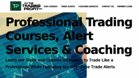 What Thetradingprofit.com website looked like in 2017 (6 years ago)