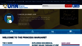 What Theprincessmargaret.ca website looked like in 2017 (6 years ago)