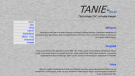 What Tanie-cnc.pl website looked like in 2017 (6 years ago)