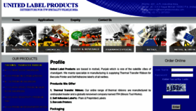 What Thermalribbonindia.com website looked like in 2017 (6 years ago)