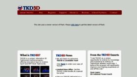 What Tkd3d.com website looked like in 2017 (6 years ago)