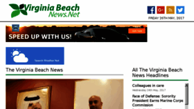 What Thevirginiabeachnews.net website looked like in 2017 (6 years ago)