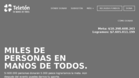 What Teleton.org.co website looked like in 2017 (6 years ago)
