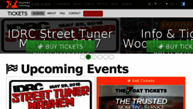What Tickets.thefoat.com website looked like in 2017 (7 years ago)