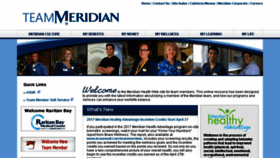 What Teammeridian.com website looked like in 2017 (6 years ago)