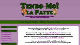 What Tendsmoilapatte.fr website looked like in 2017 (6 years ago)