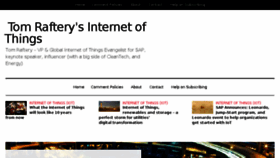 What Tomraftery.com website looked like in 2017 (6 years ago)