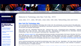 What Technologyjobsnyc.com website looked like in 2017 (6 years ago)