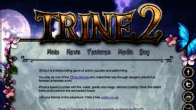 What Trine2.com website looked like in 2017 (6 years ago)