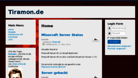 What Tiramon.de website looked like in 2017 (6 years ago)