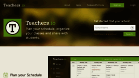 What T.teachers.io website looked like in 2017 (6 years ago)