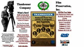 What Thanhouser.org website looked like in 2017 (6 years ago)