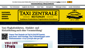 What Taxifunk-zentrale-reutlingen.de website looked like in 2017 (6 years ago)