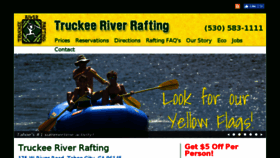 What Truckeeriverrafting.com website looked like in 2017 (6 years ago)