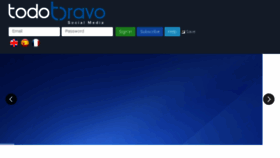 What Todobravo.com website looked like in 2017 (6 years ago)