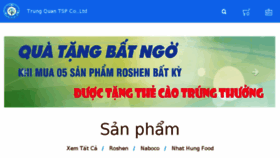 What Trungquan.vn website looked like in 2017 (6 years ago)