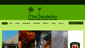 What Thedandelionco.com website looked like in 2017 (6 years ago)