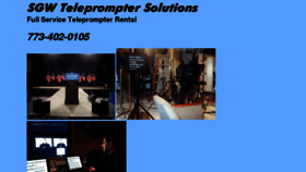 What Telepromptersolutions.com website looked like in 2017 (6 years ago)