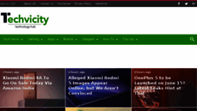 What Techvicity.com website looked like in 2017 (6 years ago)