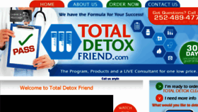 What Totaldetoxfriend.com website looked like in 2017 (6 years ago)