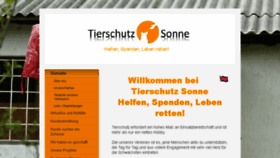 What Tierschutz-sonne.at website looked like in 2017 (6 years ago)