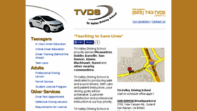 What Trivalleydriving.com website looked like in 2017 (6 years ago)