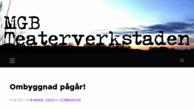 What Teaterverkstaden.se website looked like in 2017 (6 years ago)