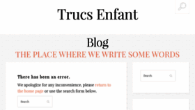 What Trucs-enfant.com website looked like in 2017 (6 years ago)