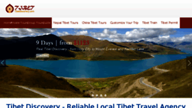 What Tibetdiscovery.com website looked like in 2017 (6 years ago)