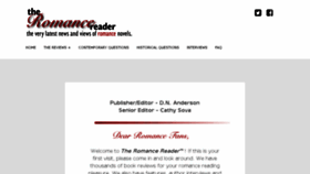 What Theromancereader.com website looked like in 2017 (6 years ago)