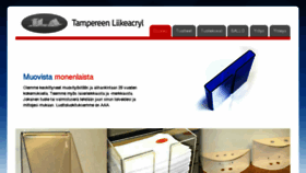 What Tampereenliikeacryl.fi website looked like in 2017 (6 years ago)