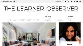 What Thelearnerobserver.com website looked like in 2017 (6 years ago)