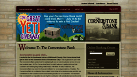 What Thecornerstonebank.net website looked like in 2017 (6 years ago)