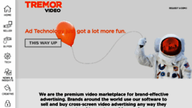 What Tremormedia.com website looked like in 2017 (6 years ago)