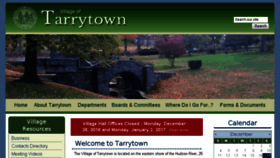 What Tarrytowngov.com website looked like in 2017 (6 years ago)