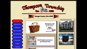 What Thompsonohio.org website looked like in 2017 (6 years ago)